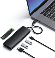 Carica l&#39;immagine nel visualizzatore di Gallery, Hub Usb-C Hybrid Multiport Adapter Con Ssd - Black
