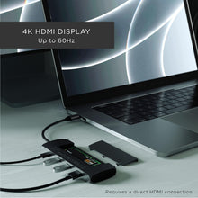 Carica l&#39;immagine nel visualizzatore di Gallery, Hub Usb-C Hybrid Multiport Adapter Con Ssd - Black
