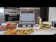 Carica e avvia il video nel visualizzatore di galleria, Grill elettrico Rock’nGrill 1500 W
