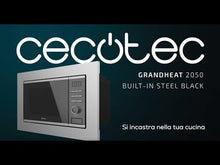 Carica e avvia il video nel visualizzatore di galleria, Microonde da incasso GrandHeat 2590 Built-in BlackRose
